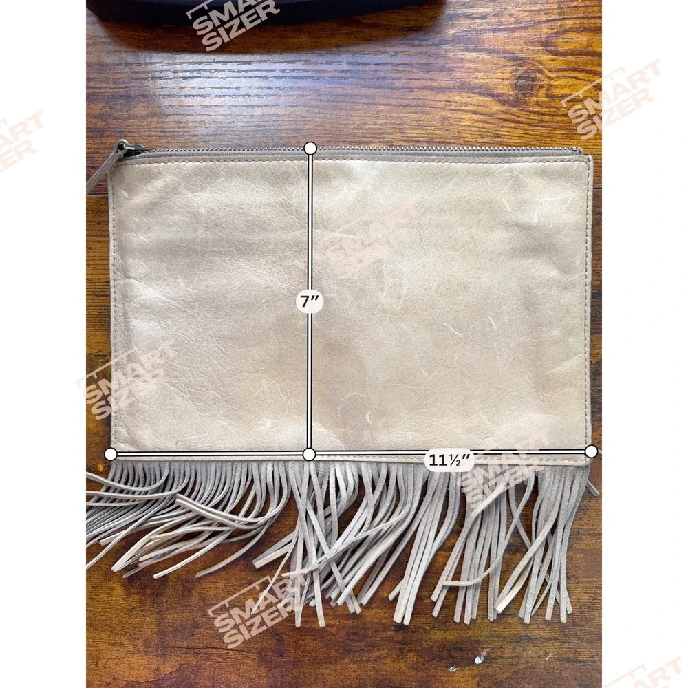 Madewell leather clutch
